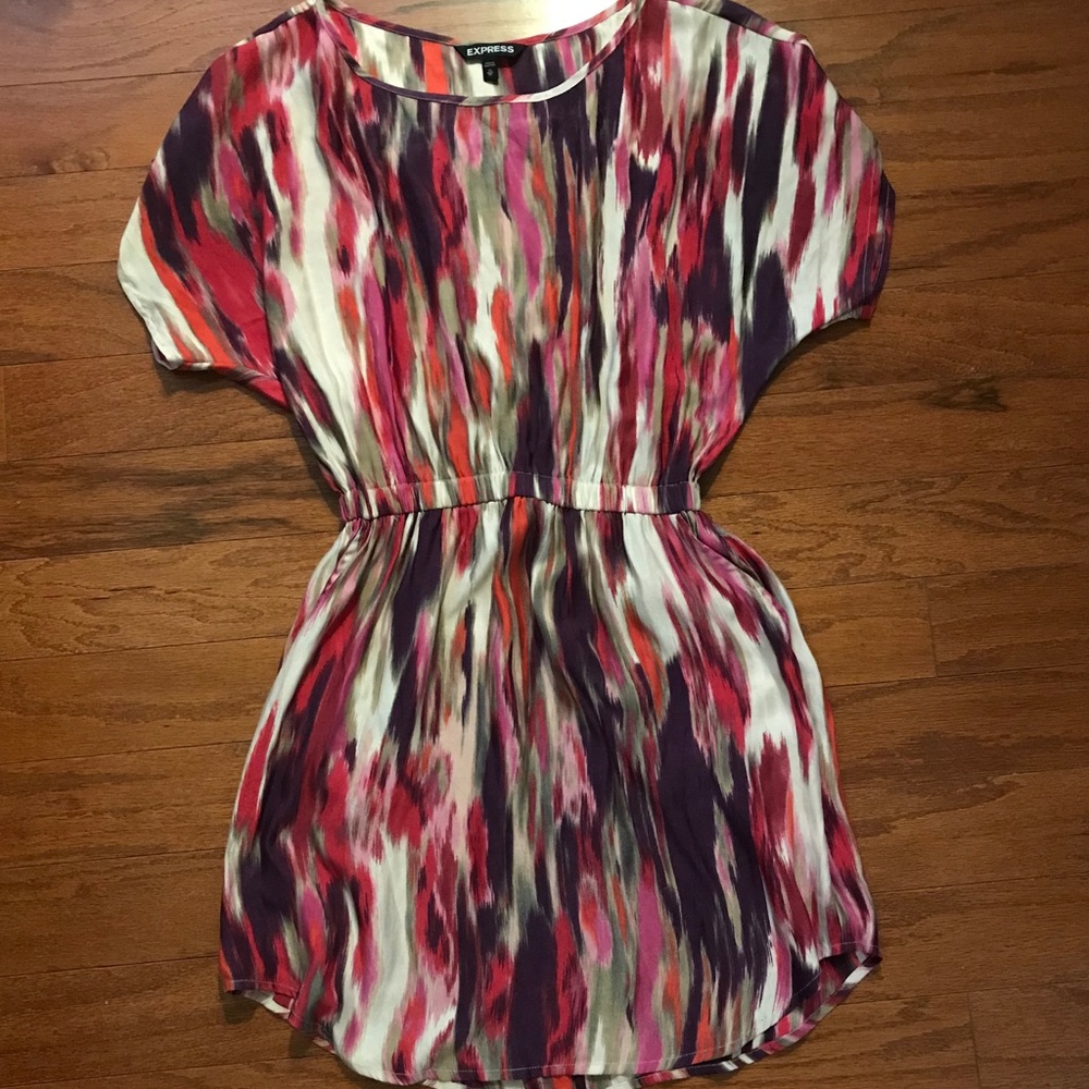 Watercolor mini dress